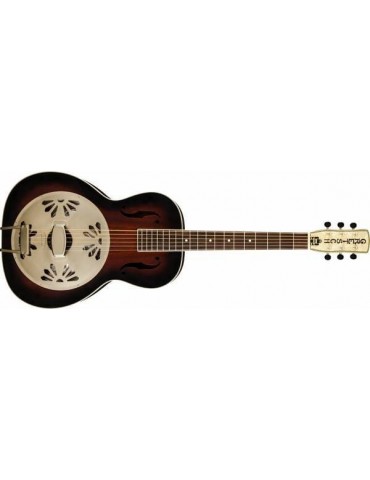 GRETSCH G9240 ALLIGATOR BISCUIT ROUNDNECK RESONATOR 2TSB CHITARRA RESOFONICA