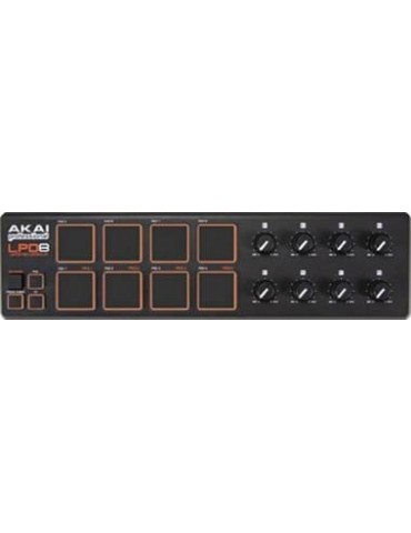 Akai lpd8 controller usb/midi