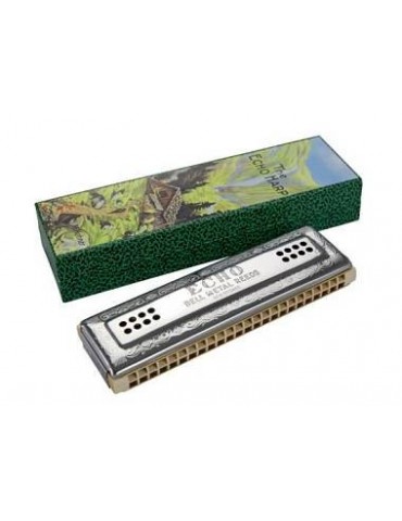 HOHNER ECHO HARP 56/96 - ARMONICA A BOCCA IN DO SOL TREMOLO