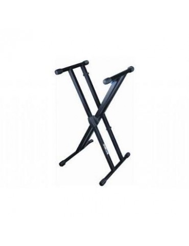QUIK LOK T/550 ROBUSTO SUPPORTO STAND A X DOPPIO TELAIO PER TASTIERA PIANO