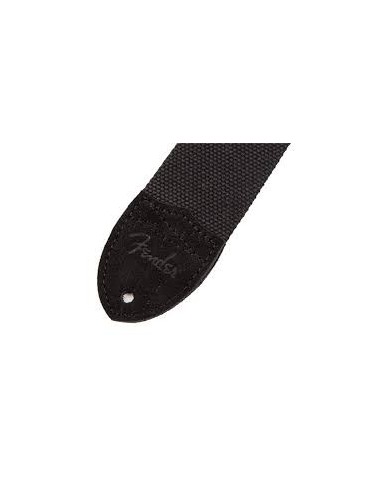 FENDER 2" COTTON/LEATHER STRAP - 0990667006 TRACOLLA NERA BLACK