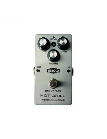 Eko HOT GRILL PEDALE PER CHITARRA O BASSO DISTORSORE