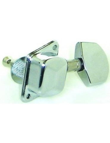 PARTS PLANET - MHAE106NI MECCANICHE PER CHITARRA ACUSTICA SCATOLETTA - CROMATE