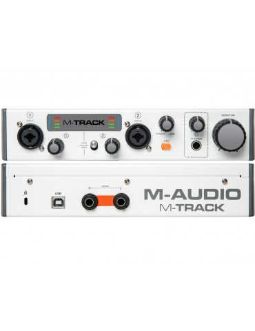 M-AUDIO M-TRACK MKII INTERFACCIA SCHEDA AUDIO USB MIDI 2 IN 2 OUT MTRACK MK2