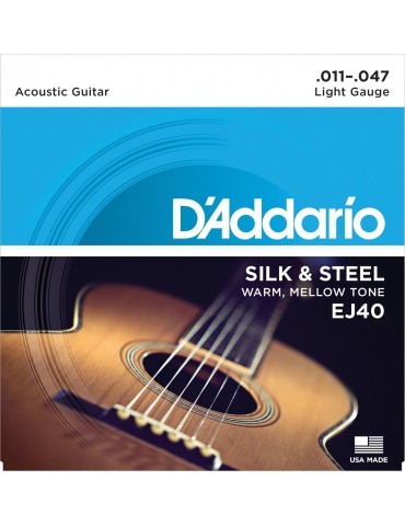 D’ADDARIO EJ40 CORDE PER CHITARRA ACUSTICA 11-47