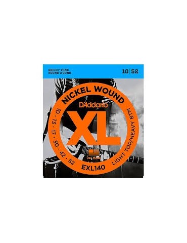 D'ADDARIO - CORDE PER CHITARRA ELETTRICA 6 MUTE EXL140 010 - 052