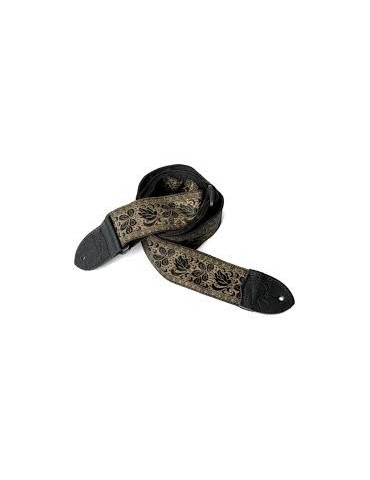 FENDER - NYLON JACQUARD STRAP 2 MGLD W BLK ROSE - 0990619003