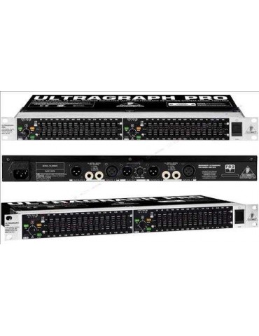 Behringer ultragraph Pro FBQ1502, equalizzatore grafico 15 bande