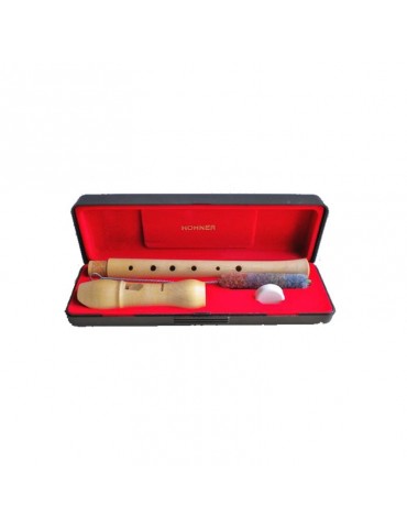 HOHNER B 9533 FLAUTO DOLCE TEDESCO (1 FORO) IN ACERO CON ASTUCCIO