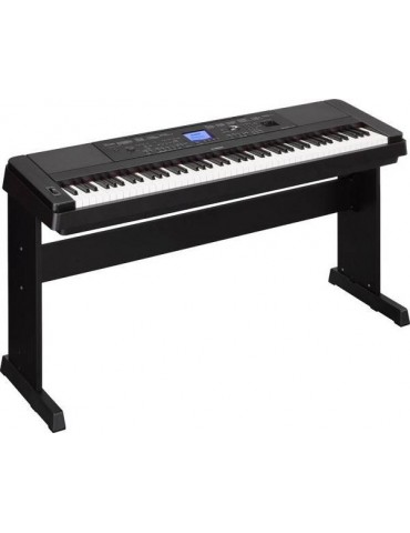 PIANOFORTE DIGITALE YAMAHA DGX660 88 TASTI GRADED HAMMER NERO
