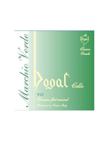 DOGAL - MUTA VIOLONCELLO 1/2  LINEA VERDE VC IN ACCIAIO