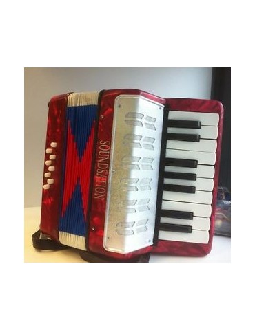SOUNDSATION mini FISARMONICA 8B 1/2 ST-178B ROSSO