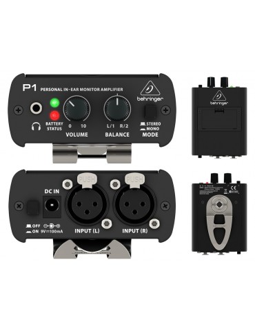 AMPLIFICATORE PER CUFFIE BEHRINGER P1 POWERPLAY