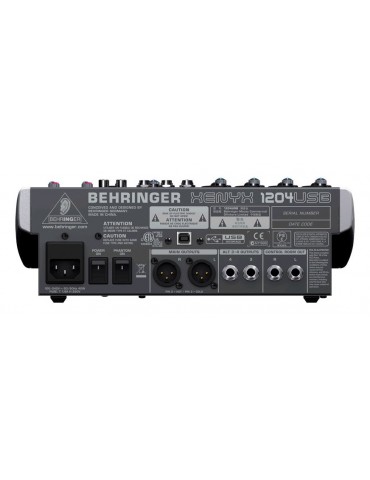 BEHRINGER XENYX QX1204-USB MIXER 12 INGRESSI 
