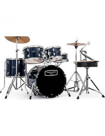 MAPEX TORNADO BATTERIA ACUSTICA 18'' TND5844FTCYB (BLU) + PIATTI + SGABELLO