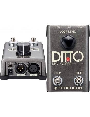 TC HELICON Ditto Mic Looper - EFFETTO LOOPER A PEDALE PER VOCE