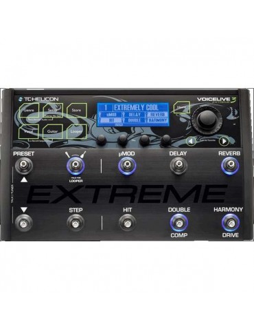TC HELICON VOICELIVE 3 EXTREME - REGISTRATORE VOCODER LOOPER PER CHITARRA E VOCE