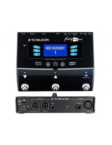 TC HELICON Play Acoustic - MULTIEFFETTO PER VOCE CON EFFETTI PER CHITARRA ACUSTICA E LOOPER