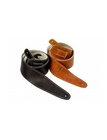 TRACOLLA FENDER BALL GLOVE LEATHER CUOIO NERA BLK 0996007006