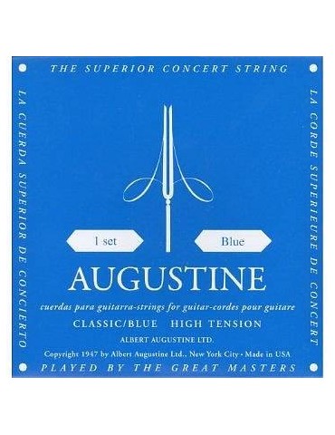 MUTA CORDE PER CHITARRA CLASSICA AUGUSTINE BLUE LABEL - HIGH TENSION