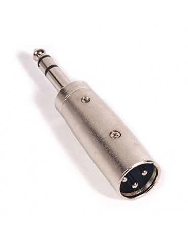 ADATTATORE AUDIO CANNON XLR Maschio to 1/4" (6.35 mm) Maschio Stereo