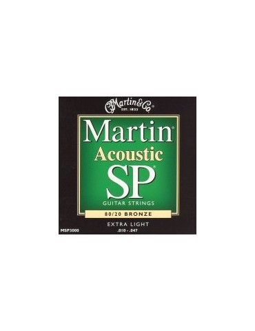 Martin MSP3050 - 80/20 Bronze Custom Light 011/052
