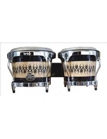 LATIN PERCUSSION BONGOS ASPIRE ACCENTS SCARABEO LPA601 IN LEGNO SCARAB/CHROME