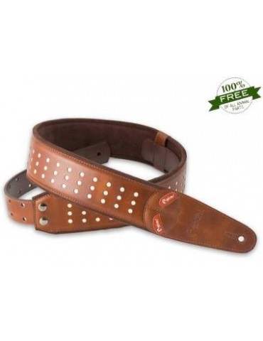 RIGHTON STRAPS HOLES BROWN TRACOLLA PER CHITARRA E BASSO