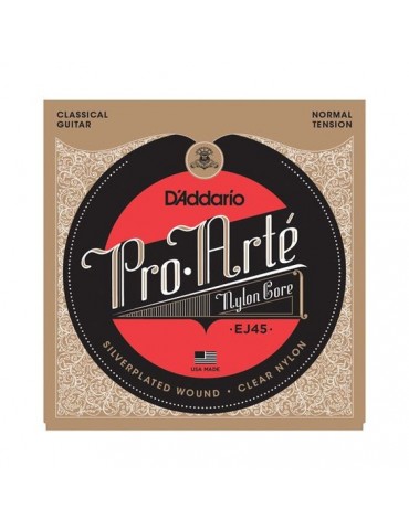 D'Addario EJ45 SET PRO-ARTE CLR/SILVER NORM Classical Strings
