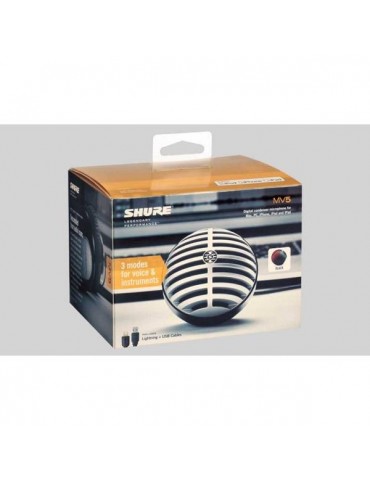 SHURE MOTIV MV5 LTG MICROFONO DIGITALE A CONDENSATORE