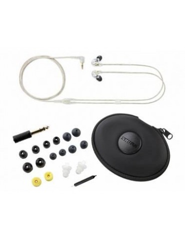 SHURE SE425-CLE AURICOLARE ISOLAMENTO ACUSTICO PER IN EAR MONITOR TRASPARENTE