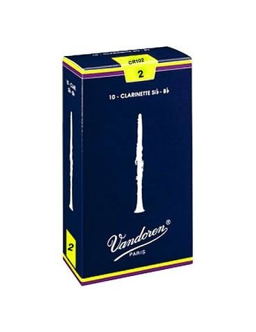 VANDOREN CR102 - CF. 10 ANCE PER CLARINETTO IN SIB 2 TRADITIONAL
