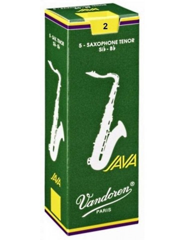 VANDOREN SR272 CONFEZIONE 5 ANCE PER SAX TENORE IN SIB 2 JAVA