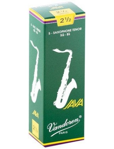 VANDOREN SR2725 CONFEZIONE 5 ANCE PER SAX TENORE IN SIB 2 1/2 JAVA