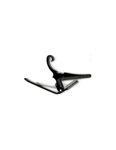 Kyser Quick-Change capotasto nero per ukulele, mandolino e banjo