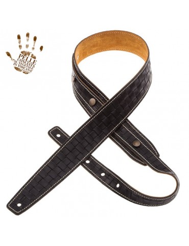 Buttons BS Embossed Intreccio Nero 5 cm