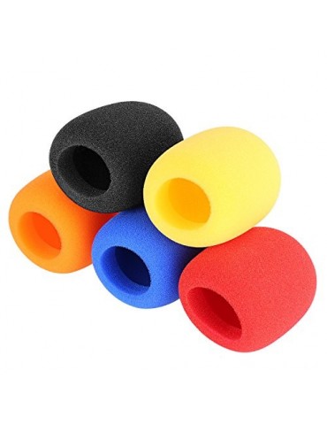 Confezione 5 Antivento colorati Mic sferico W-40-C