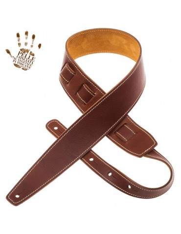 Tracolla per chitarra magrabò Holes HS Core Marrone Scuro 6 cm 106.031M