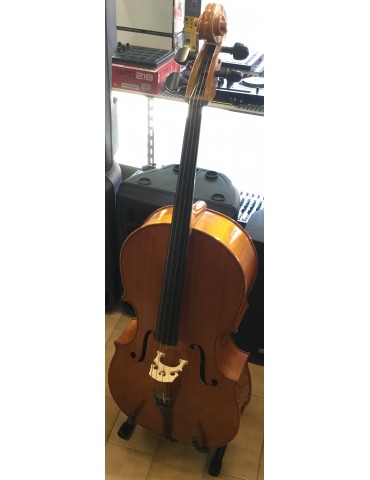 VIOLONCELLO 3/4 SEMI/LIUTERIA COMPLETO DI CUSTODIA E ARCHETTO