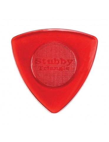 Plettri Dunlop 473R1.5 Tri Stubby, Red, 1.5mm, 24/Bag