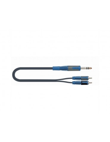 Cavo QUIKLOK RKSA/120-5 assemblato adattatore Jack 6.3 stereo/2 RCA masc