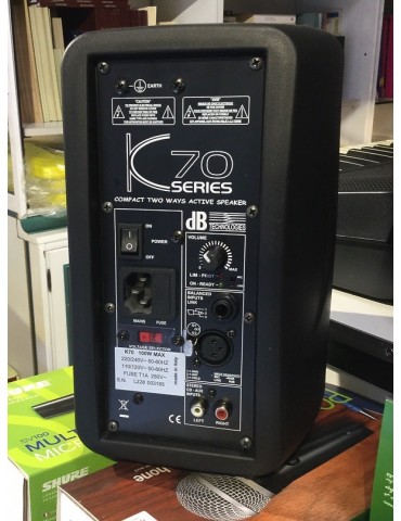 DB TECHNOLOGIES K 70 CASSA AMPLIFICATA ATTIVA MONITOR 50 WATT