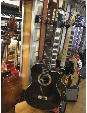 CHITARRA CLASSICA CUTAWAY ELETTRIFICATA ARIA AK-38CE-BKS