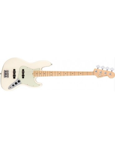 Fender AMERICAN PRO PROFESSIONAL JAZZ BASS OLYMPIC WHITE MN BASSO ELETTRICO
