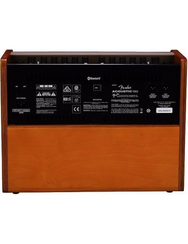 FENDER ACOUSTIC 100 AMPLIFICATORE 100 W PER CHITARRA ACUSTICA E VOCE + BLUETOOTH