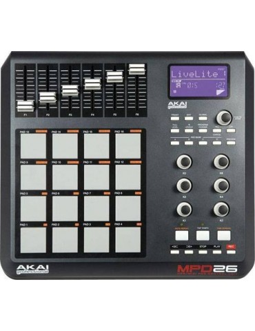 AKAI MPD 26 CONTROLLER USB/MIDI PROFESSIONALE PER STUDI E DJ