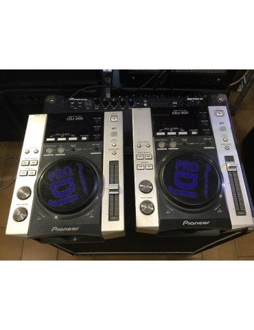 PIONEER CDJ 200 - LETTORE CD USB MP3 COPPIA USATI