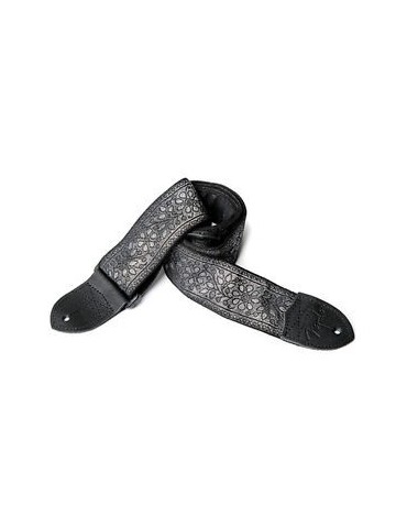 FENDER - NYLON JACQUARD STRAP 2 MET SILVER VINE - 0990619002