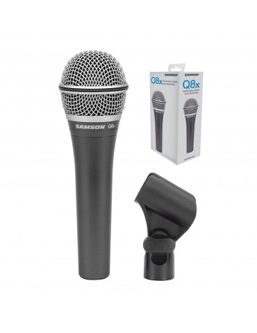 SAMSON Q8X - Microfono Dinamico - Supercardioide - c/Astuccio