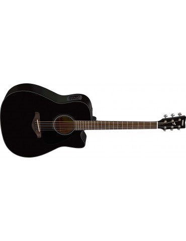 YAMAHA FGX800C BLACK CHITARRA ACUSTICA AMPLIFICATA